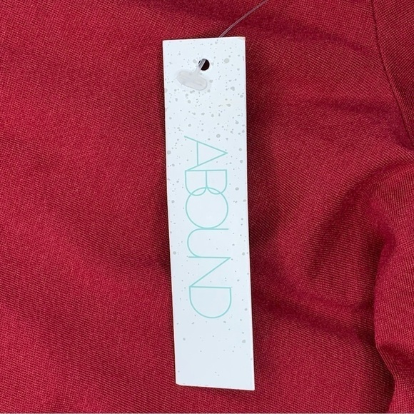 NEW Abound XXS Burgundy Red Long Sleeve Stretch 00 Casual - Picture 7 of 8